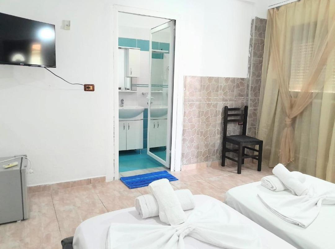 Blue Hotel Ksamil Quarto foto